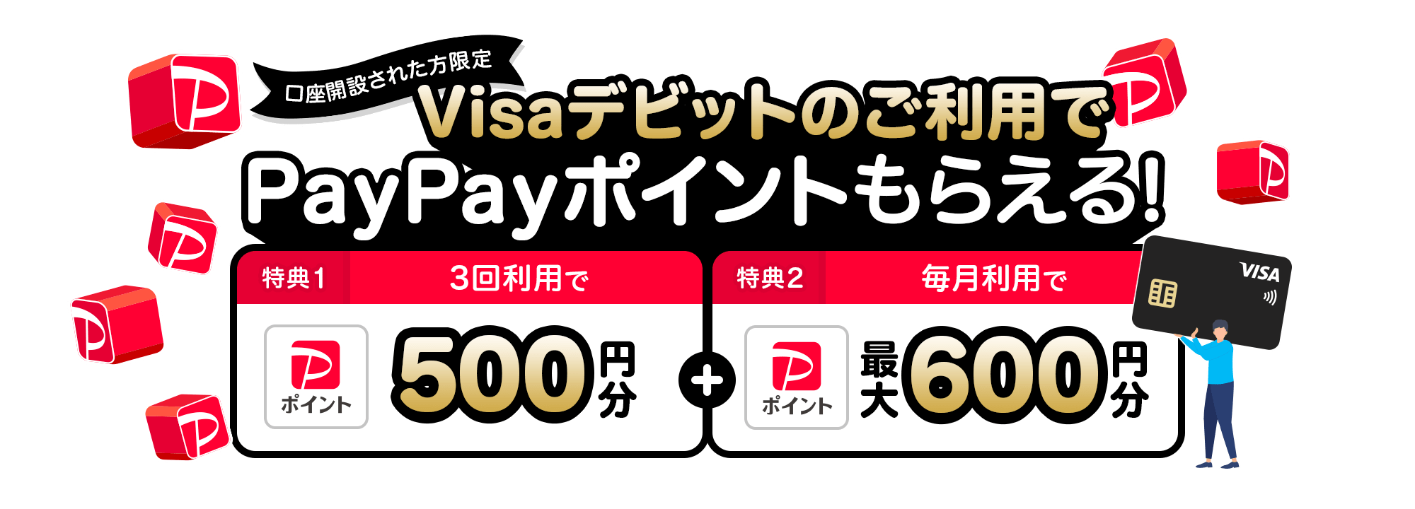 J݂ꂽ VisafrbĝpPayPay|Cg炦I T1 3񗘗pPayPay|Cg500~ T2 pPayPay|Cgő600~