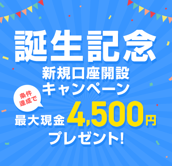 aLO VKJ݃Ly[ Bōő医4,500~v[gI