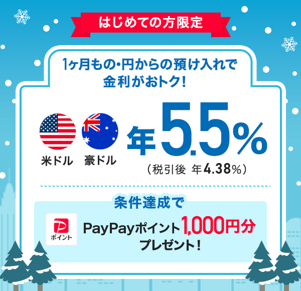 ͂߂Ă̕ 1́E~̗aŋgNI ăh h N5.5iň N4.38j BPayPay|Cg1,000~v[gI
