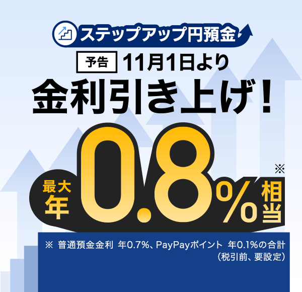 �X�e�b�v�A�b�v�~�a�� �\�� 11��1�������������グ�I �ő�N0.8�������� �����ʗa������ �N0.7���APayPay�|�C���g �N0.1���̍��v�i�ň��O�A�v�ݒ�j