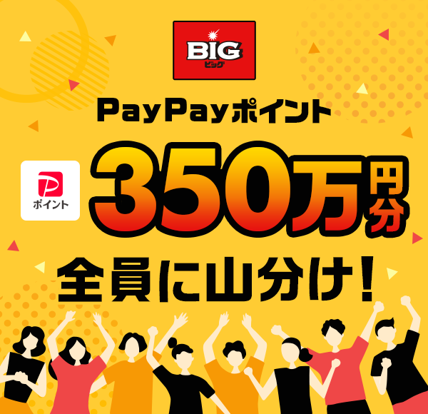 BIG PayPay|Cg350~SɎRI