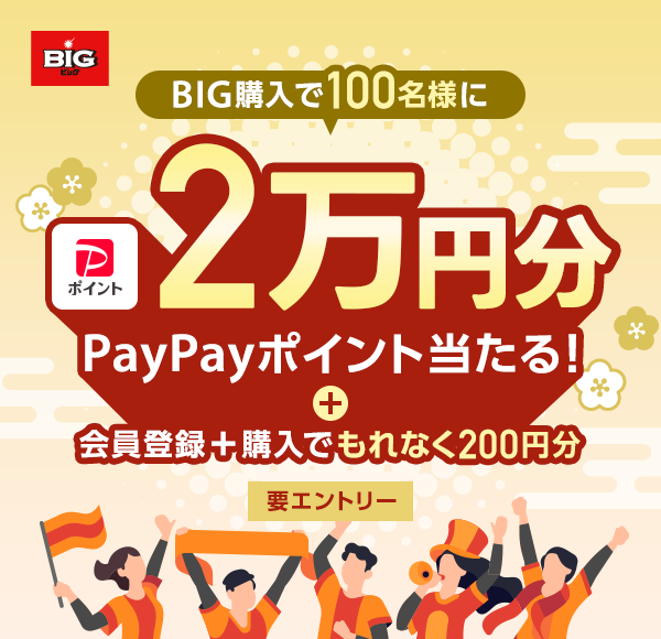 BIGw100l2~PayPay|CgI {o^{włȂ200~ vGg[