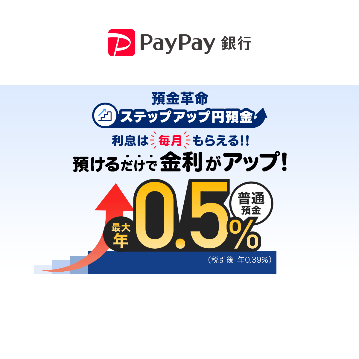 ステップアップ円預金 - PayPay銀行