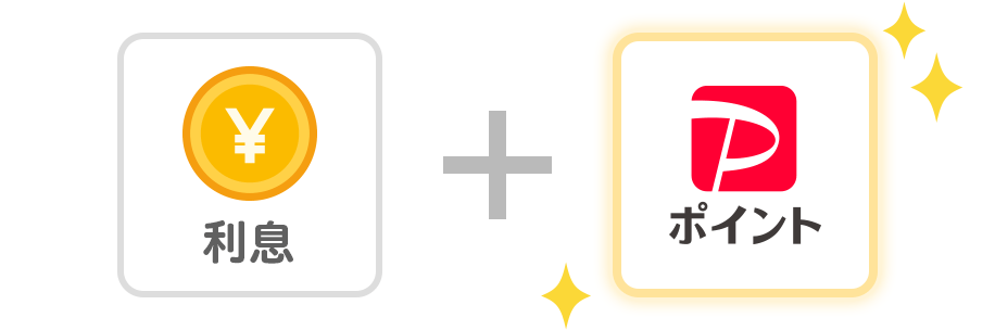 利息+PayPayポイント